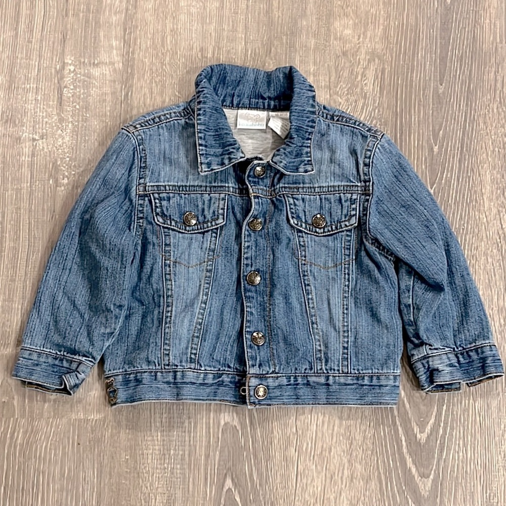 2000’s Vintage Koala Baby Jersey Lined Jean Jacket Blue Denim